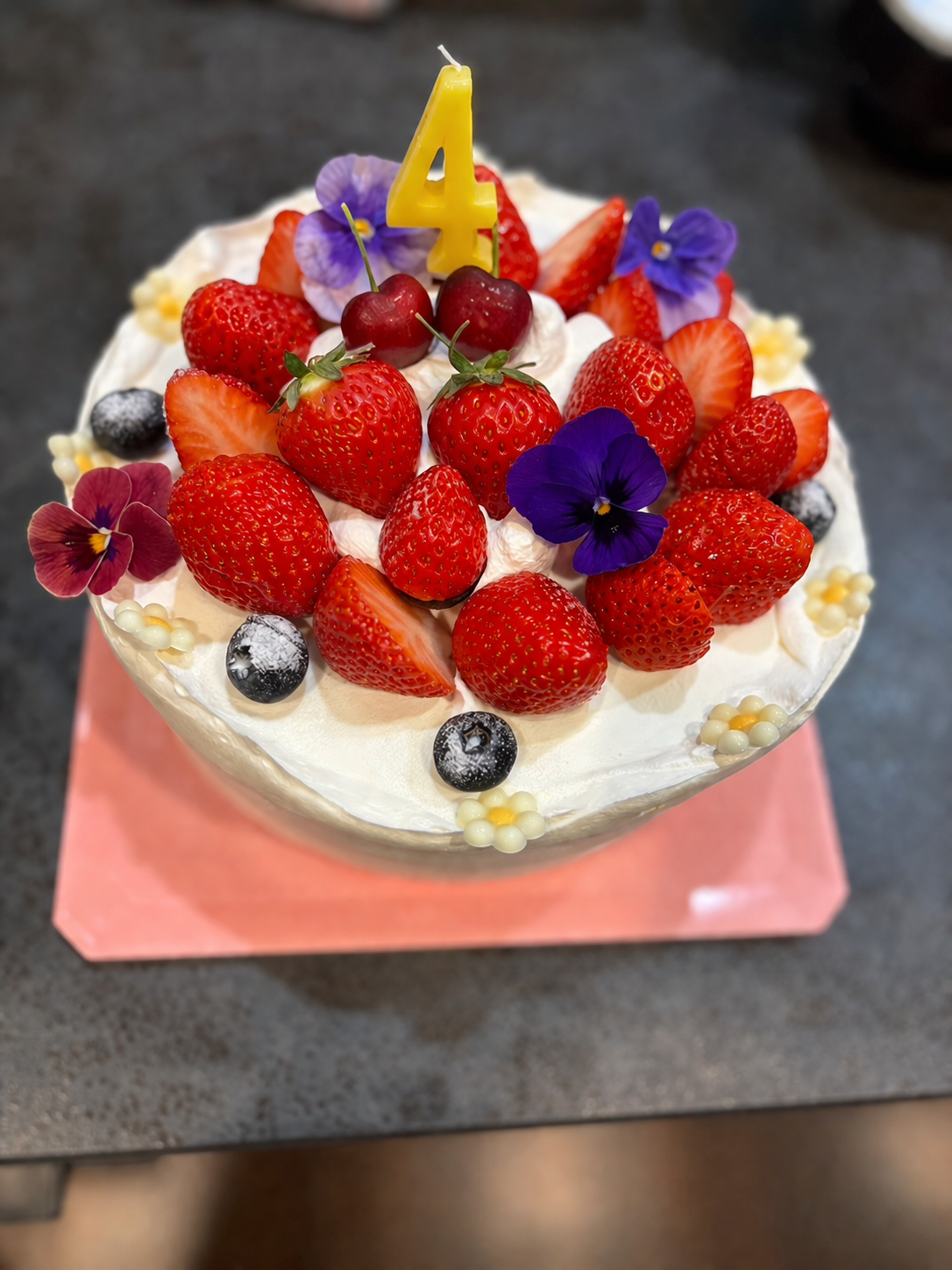 娘の誕生日ケーキ